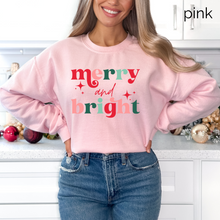 Load image into Gallery viewer, Merry & Bright Crewneck Sweatshirt