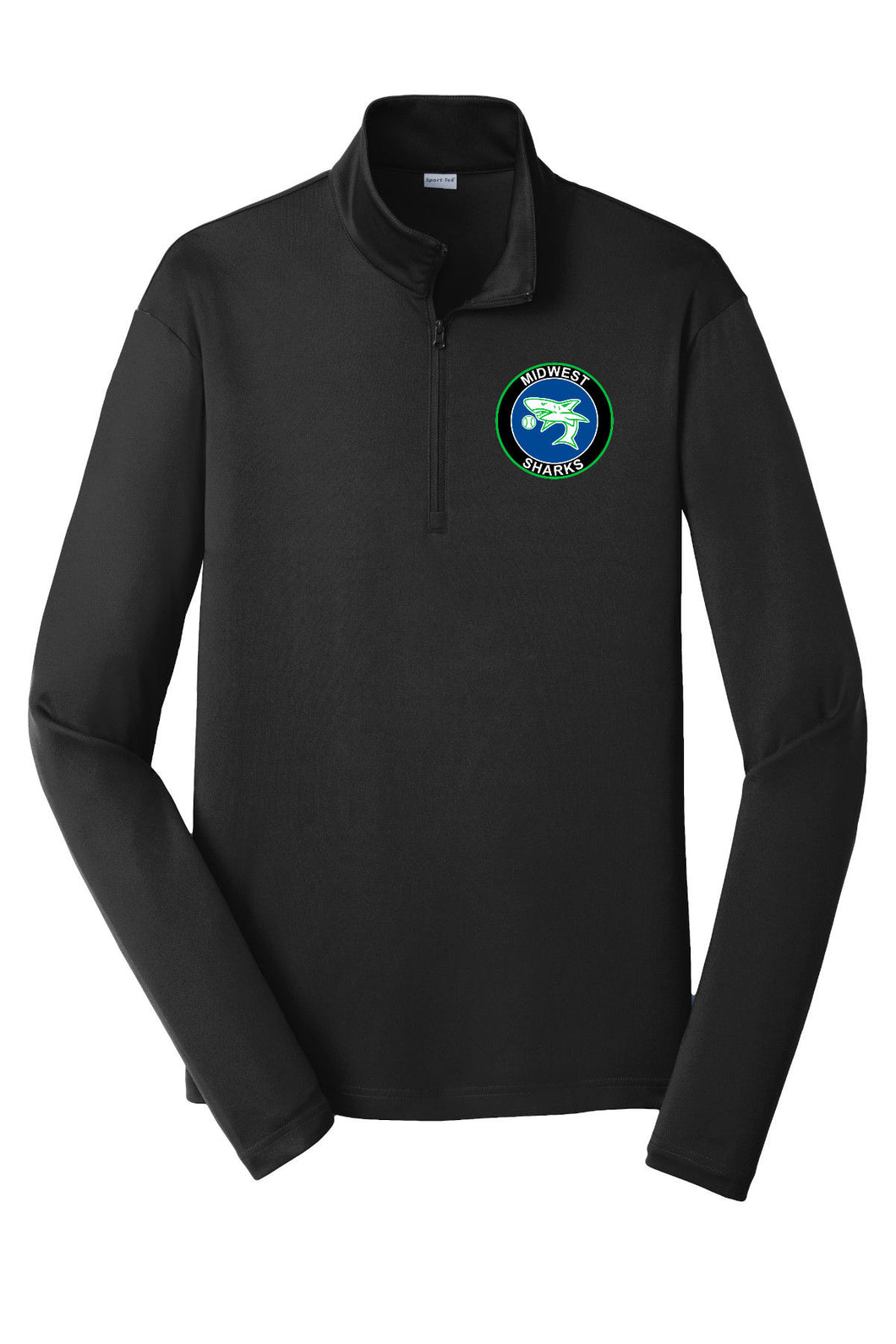 1/4-Zip Pullover Pocket Logo